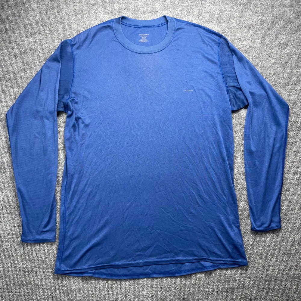 Patagonia Capilene Cool Daily Long Sleeve Shirt Mens L Blue Performance Tee